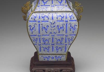 图片[2]-Painted enamel ewer-shaped covered jar, Qianlong reign (1736-1795), Qing dynasty-China Archive